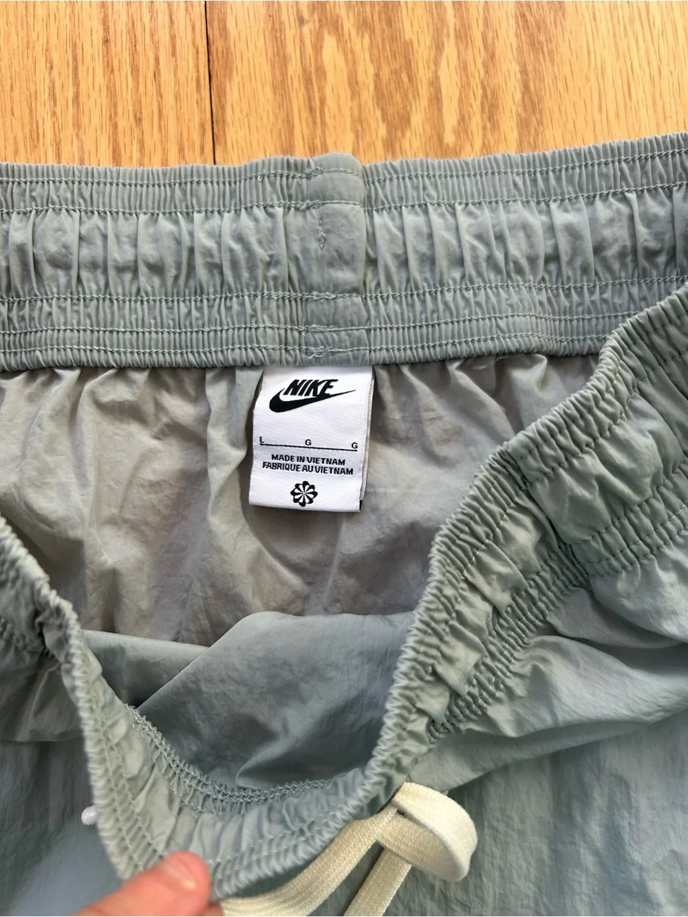 Nike Sportswear Woven Skirt Light Blue Grey‎ FN3833-013 Womens Size Large L